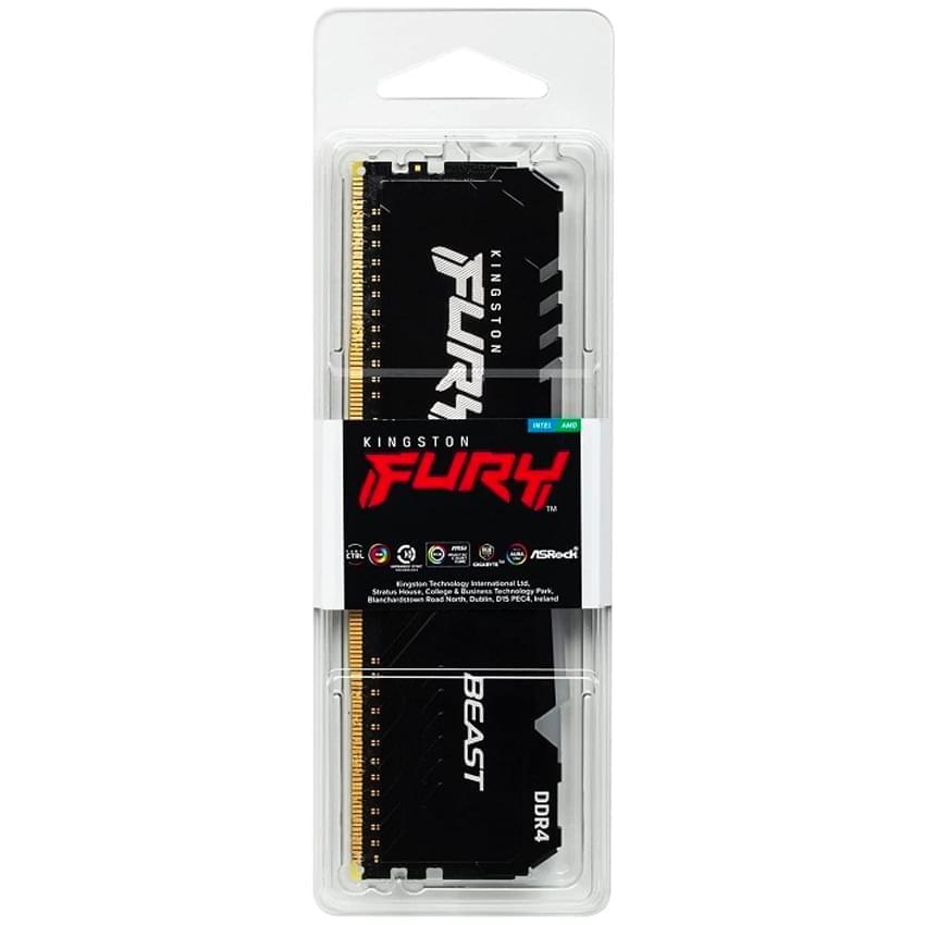 Memoria Ram 8Gb Ddr4 3200mhz Kingston Hyperx Fury Beast Rgb